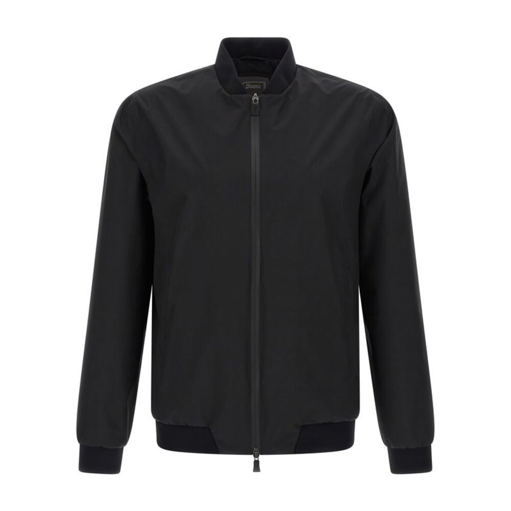 Herno Black Polyester Men's Bomber